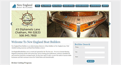 Desktop Screenshot of newenglandboatbuilders.org