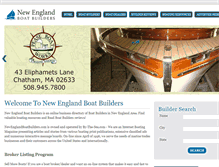 Tablet Screenshot of newenglandboatbuilders.org